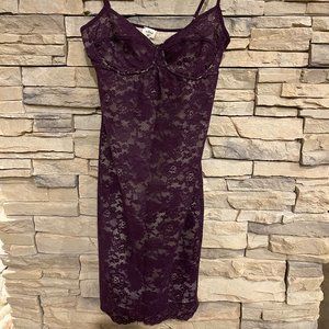 Aritzia Wilfred Juliette Bustier Lace Mini Slip Dress XS